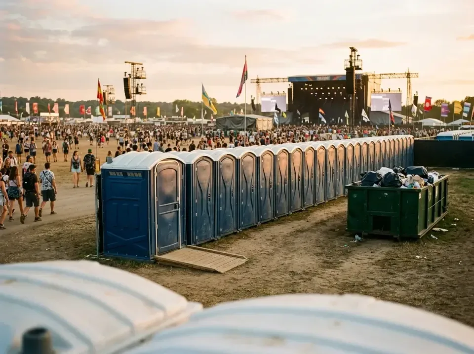 Porta Potty — Music Festival — Porta Potty, Roll-off Dumpster, Concert Stage, Music Festival, Porta Potty Rentals and Dumpst…