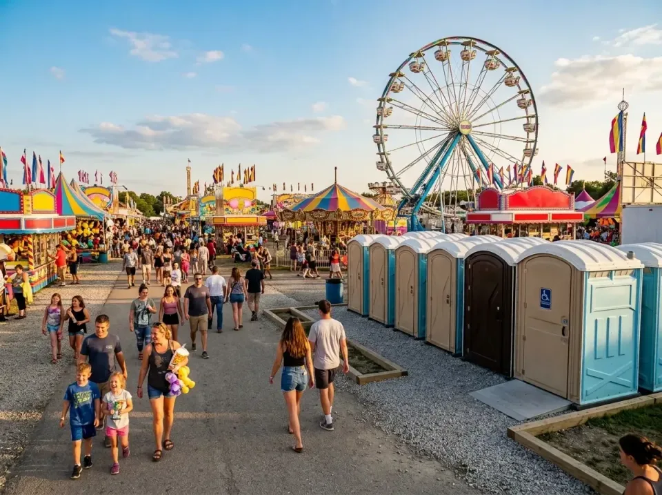 Portable Toilets — County Fair — Portable Toilets, Ferris Wheel, Carousel, County Fair, Porta Potty Rentals and Dumpster Ren…
